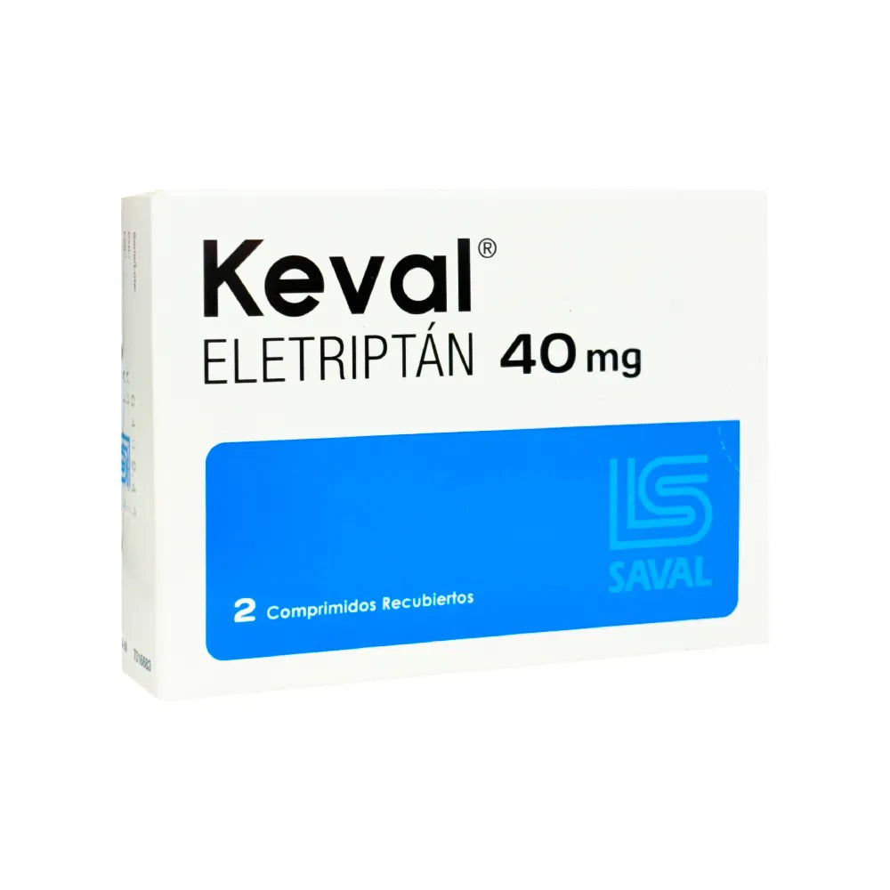 Keval 40 mg - Caja 2 Comprimidos Recubiertos