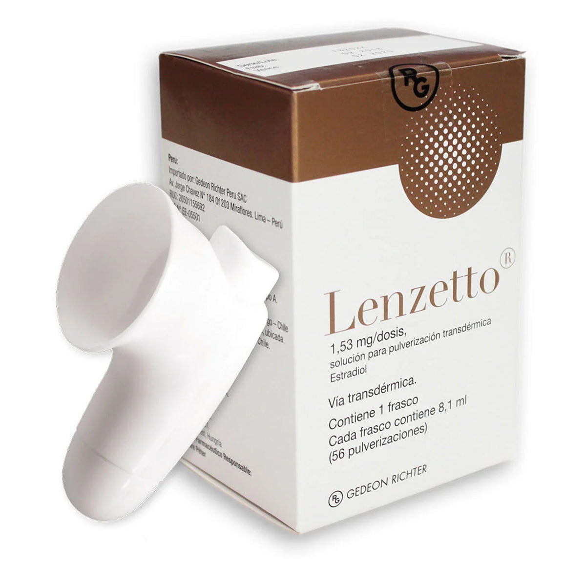 Lenzetto 1.53 mg/dosis - Solución para Pulverización