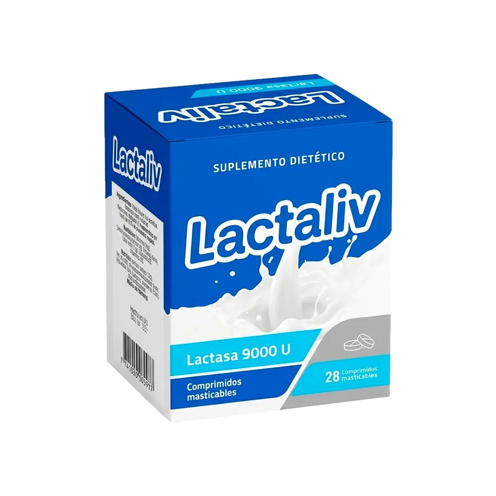 Lactaliv 9000 U  - 28 Comprimidos Masticables
