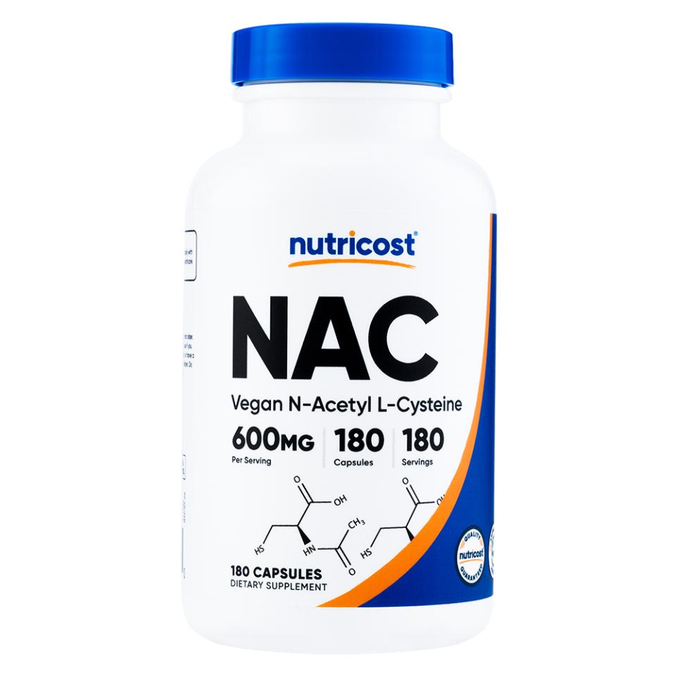 NAC - Nutricost - Frasco con 180 Cápsulas