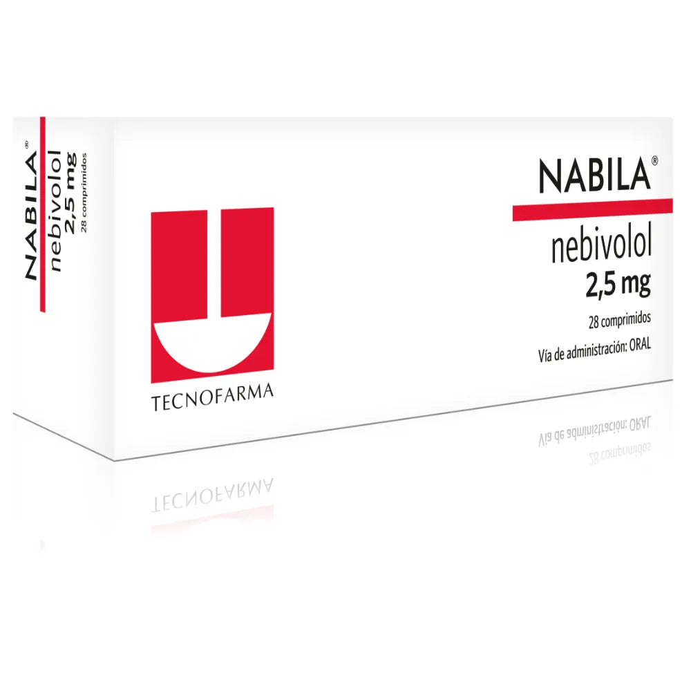 Nabila 2.5 mg (Nebivolol) - 28 Comprimidos