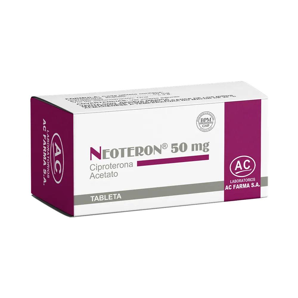 Neoteron 50mg - Caja de  100 Tabletas