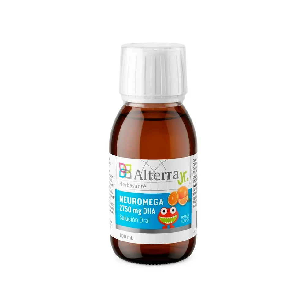 Neuromega Jr. 2750 mg Solución Oral Sabor Naranja - Frasco 100 ml