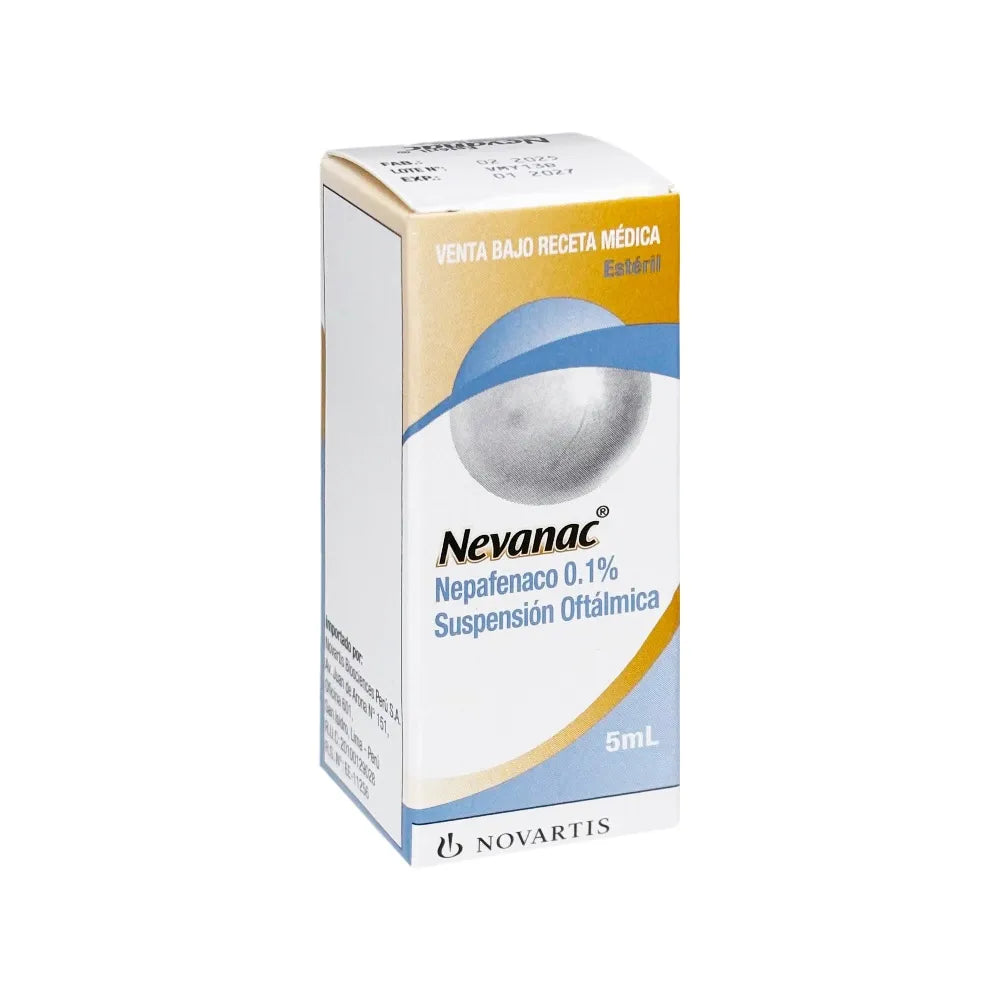 Nevanac 0.1% Suspensión Oftálmica - 5ml