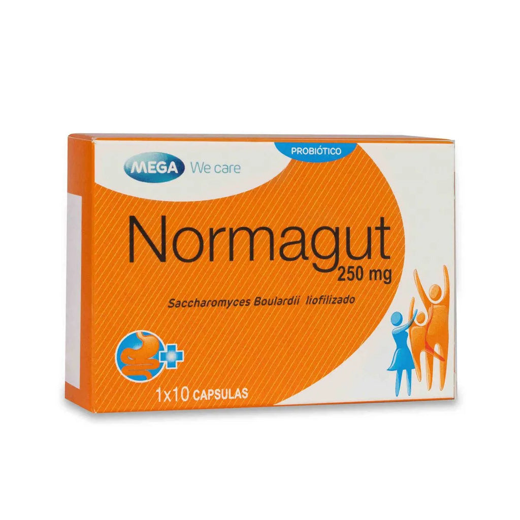 Normagut 250 mg - 10 Cápsulas Blandas