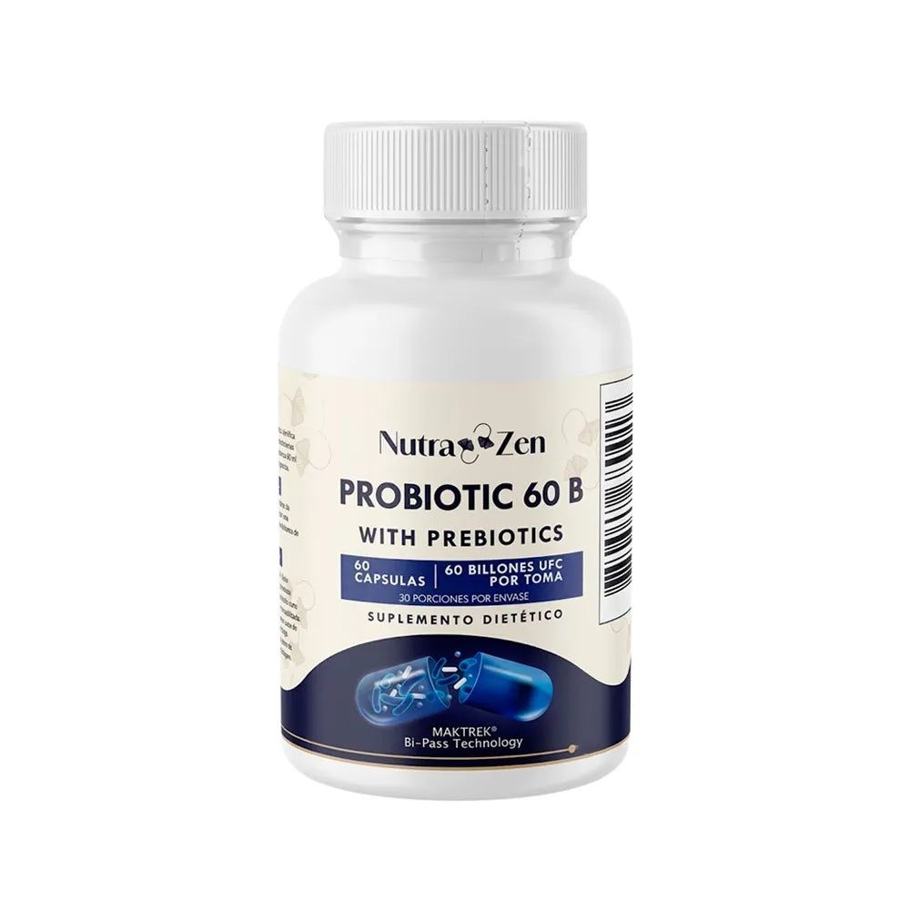 NutraZen Probiótico 60 Billones UFC Cápsulas