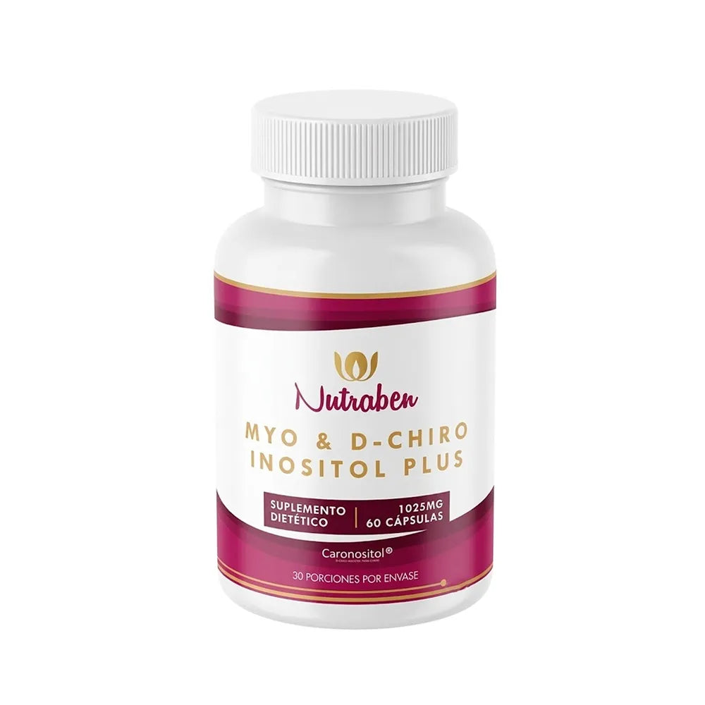 Nutraben Myo & DChiro Inositol Plus 1025 mg C- Frasco 60 Cápsulas