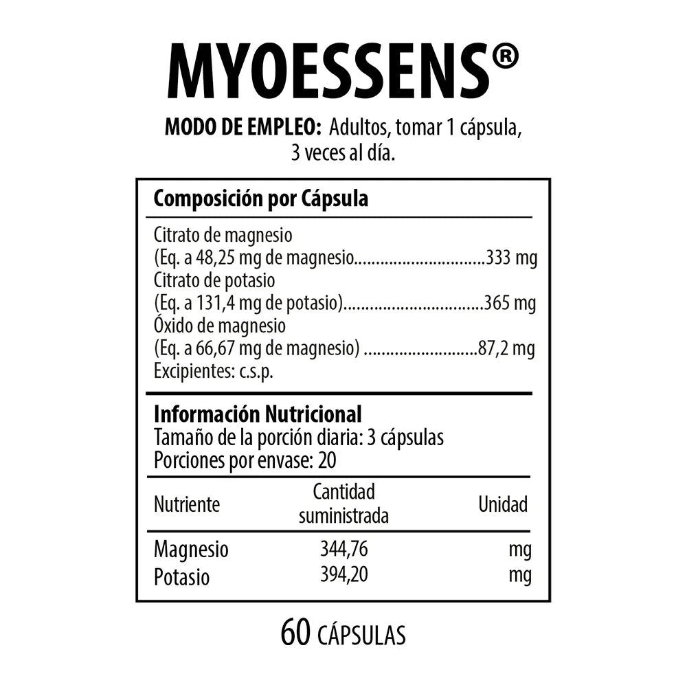 Myoessens Nutrabiotics: Mio-Inositol - 90 Cápsulas