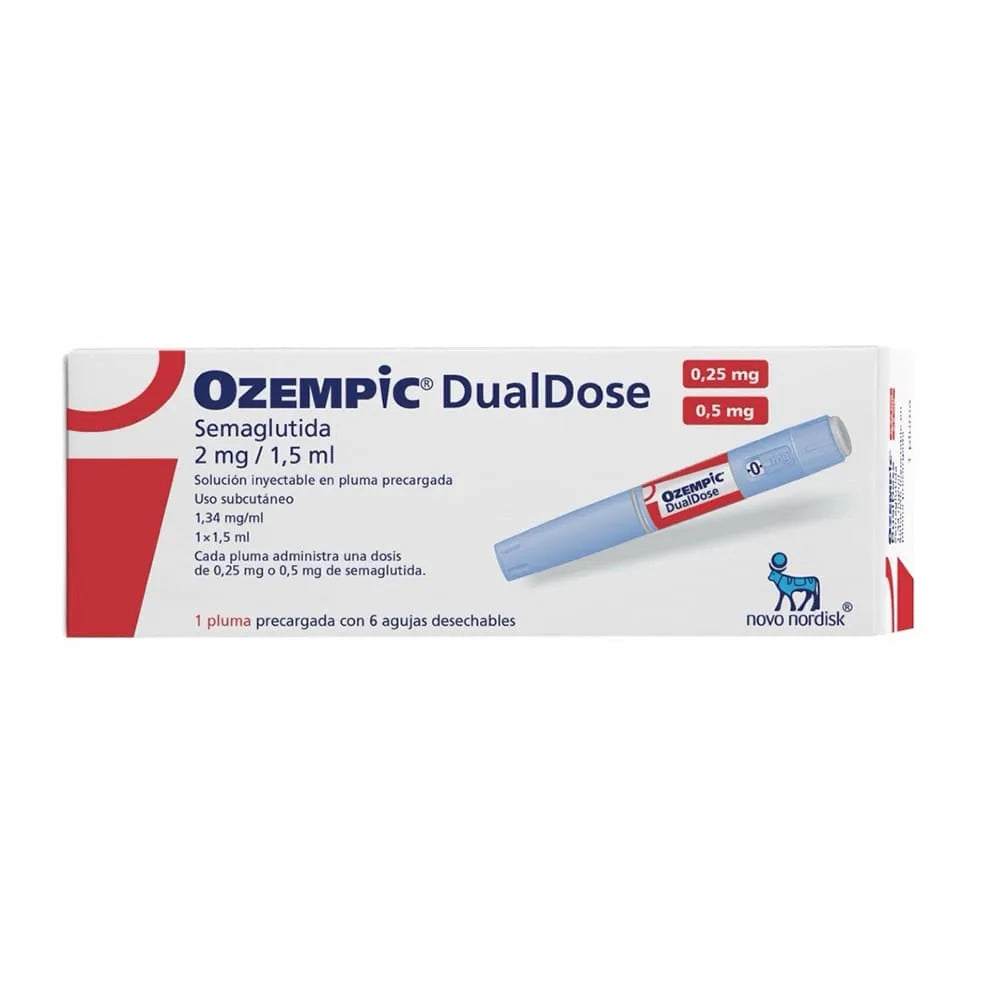Ozempic Dualdose 2 mg/1.5 ml Solución Inyectable en Pluma