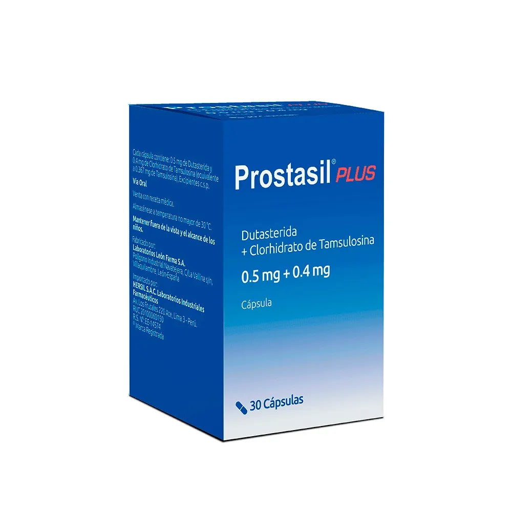 Prostasil Plus 0.5 mg + 0.4 mg - Frasco 30 Cápsulas