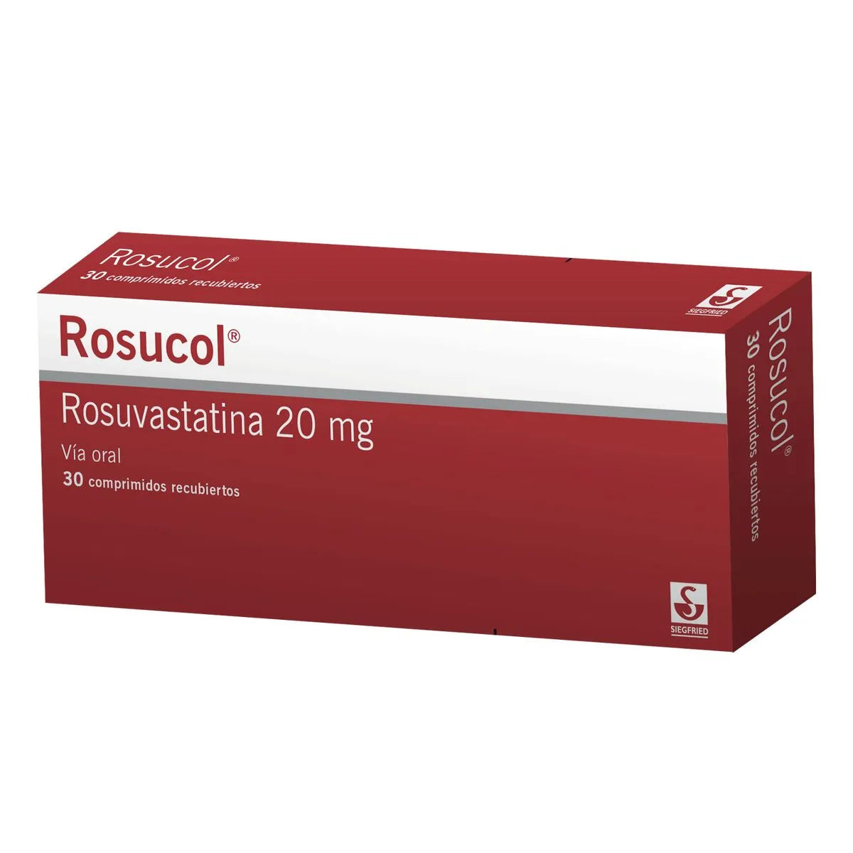 Rosucol 20 mg (Rosuvastatina) - Caja 30 Comprimidos