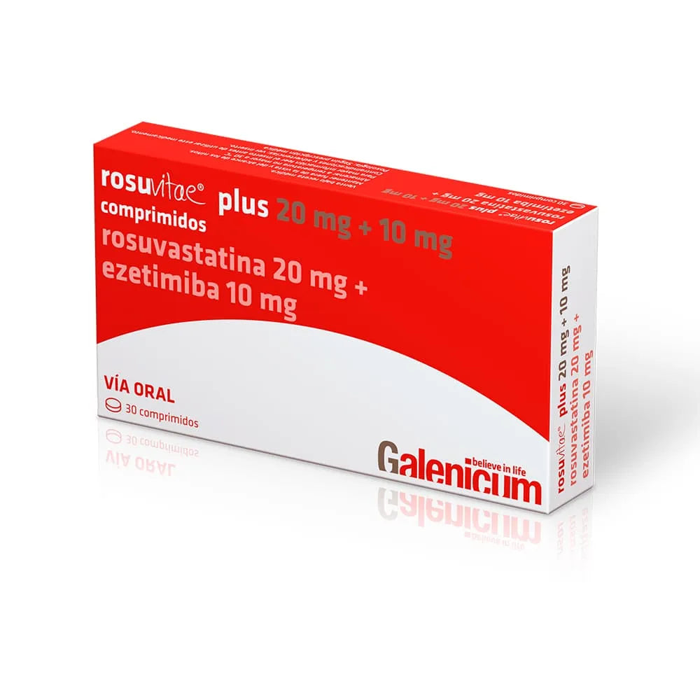 Rosuvitae Plus 20 mg + 10 mg - Caja 30 Comprimidos