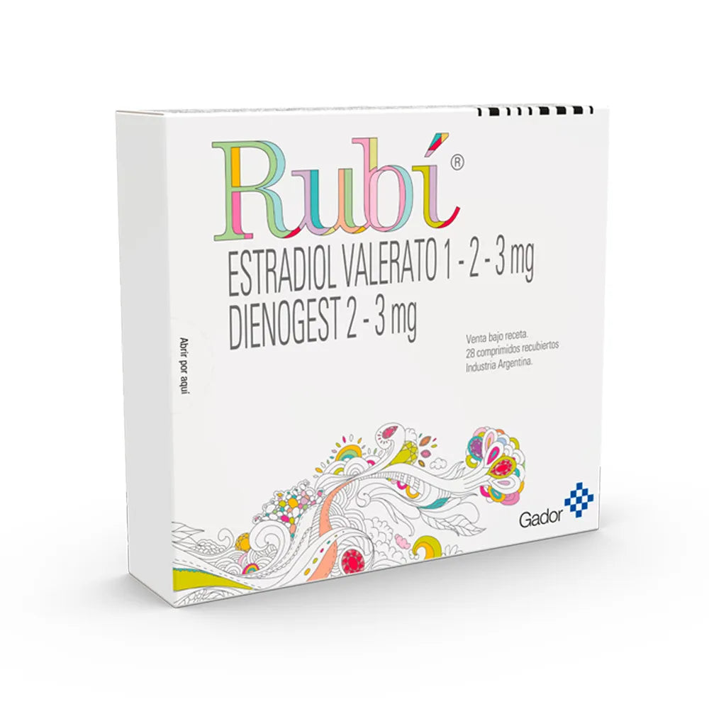 Rubi 3 mg + 4 mg + 5 mg + 1 mg - 28 Comprimidos
