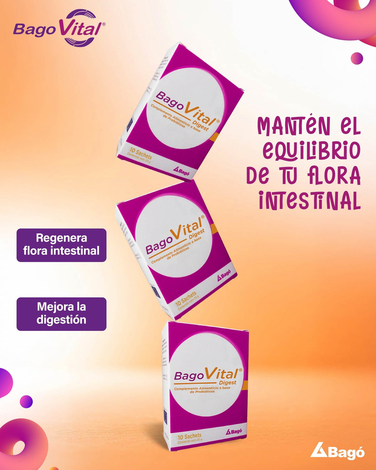 Bagovital Digest Sobres - Caja 10 und