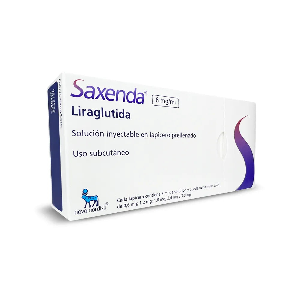Saxenda 6 mg/ml Solución Inyectable - Caja con 3 Plumas