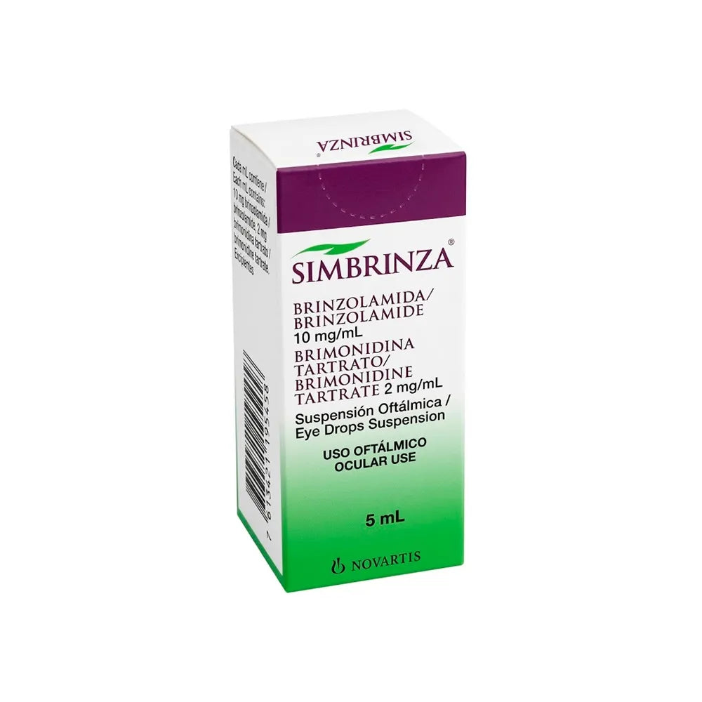 Simbrinza 10 mg + 2 mg/ml Suspensión Oftálmica - 5ML