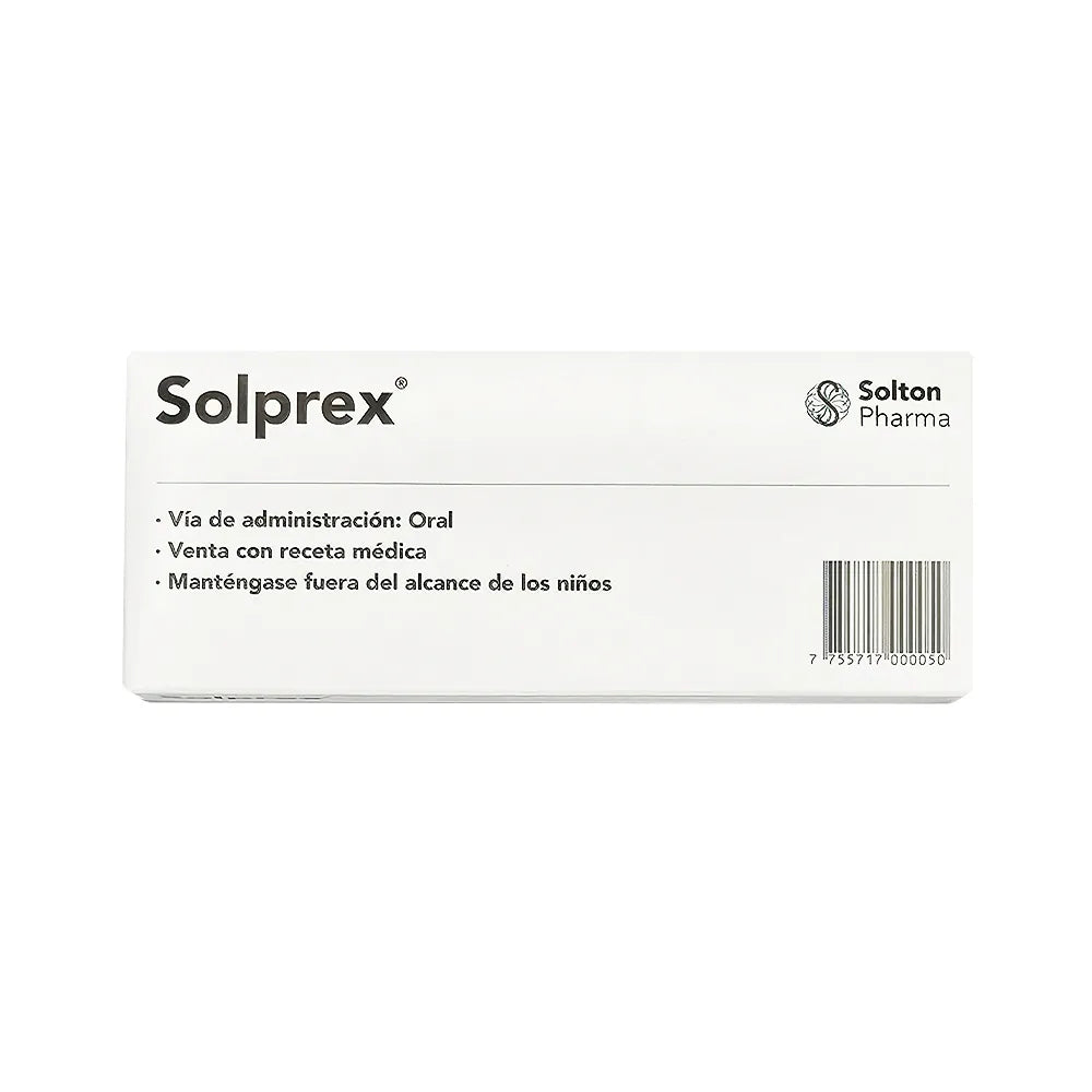 Solprex 10 mg - Caja con 30 Tabletas