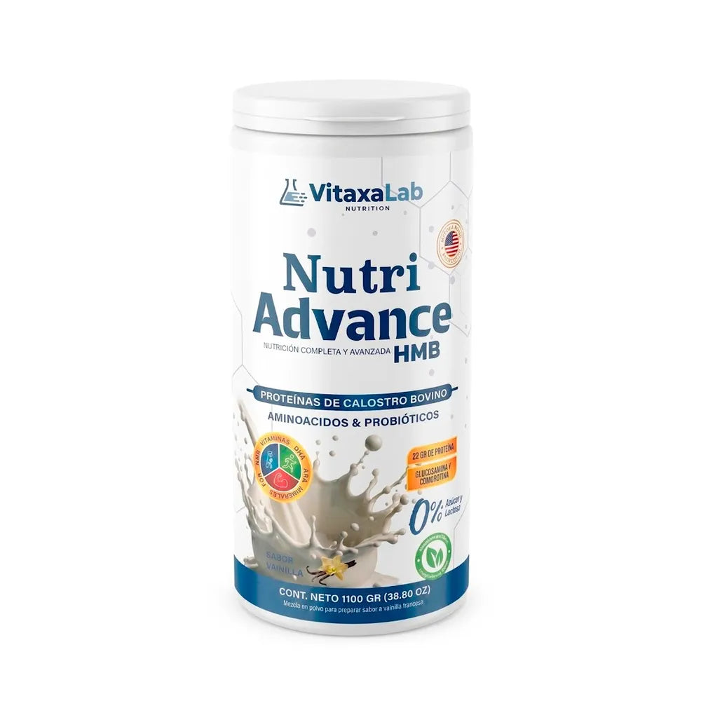 Nutri Advance HMB Sabor Vainilla - Frasco 1100 g
