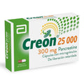 Creon 25000: Enzimas Pancreáticas  – 50 Cápsulas