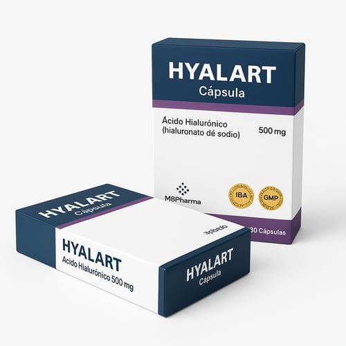 Hyalart 500 mg - Ácido Hialurónico - 30 Cápsulas
