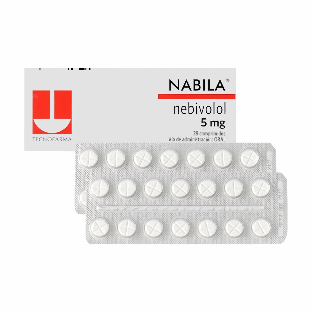 Nabila 2.5 mg (Nebivolol) - 28 Comprimidos
